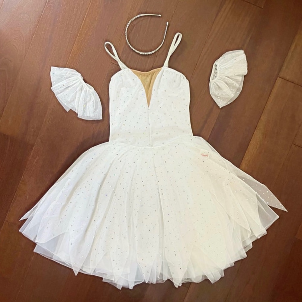 4 piece long tutu costume